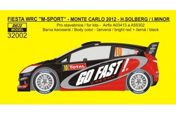 Decal – Ford Fiesta WRC - Rallye Monte Carlo 2012 – Solberg H./ Minor